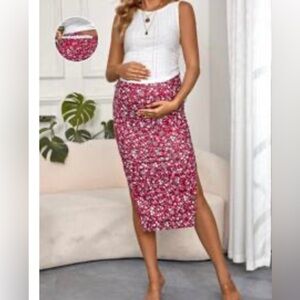 Maternity Midi Skirt